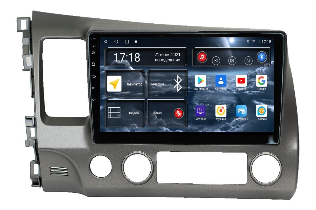 

Автомобильная магнитола Redpower 75024 Hi-Fi Honda Civic 8-поколение (09.2005-03.2012) 10", 75024