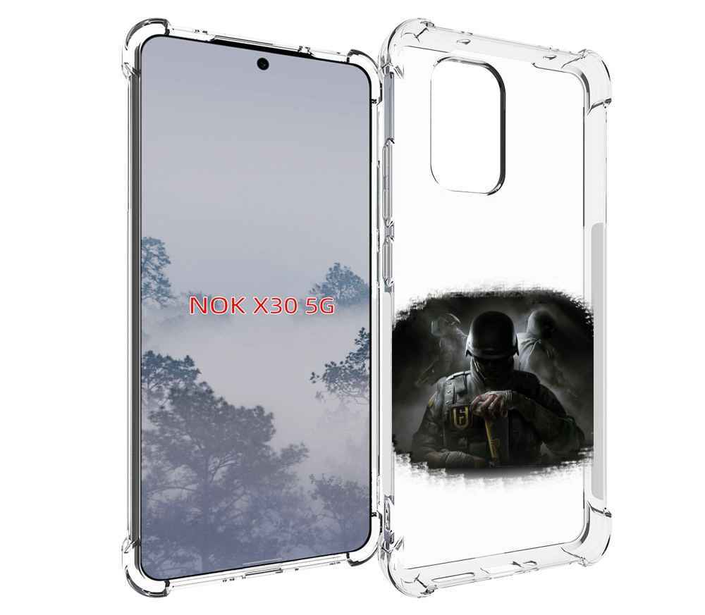 

Чехол MyPads Rainbow Six Siege для Nokia X30 5G, Tocco
