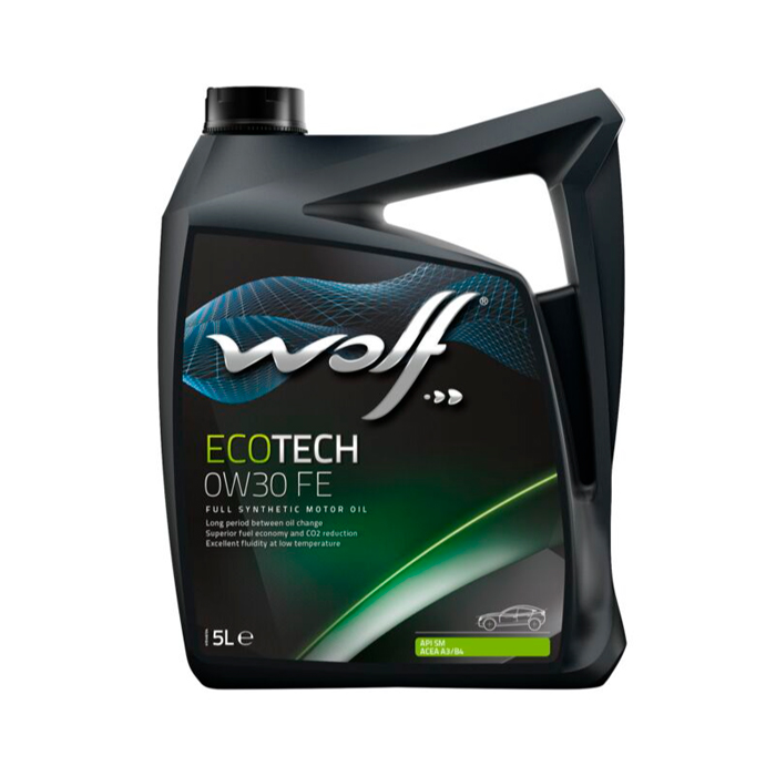 фото Моторное масло wolf ecotech 0w-30 fe 5л