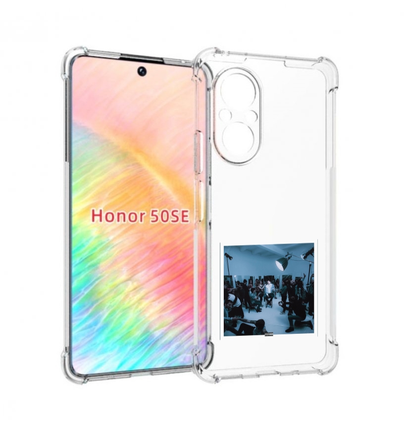 

Чехол бампер MyPads Уроборос Скриптонит для Honor 50 SE противоу, Прозрачный, Tocco