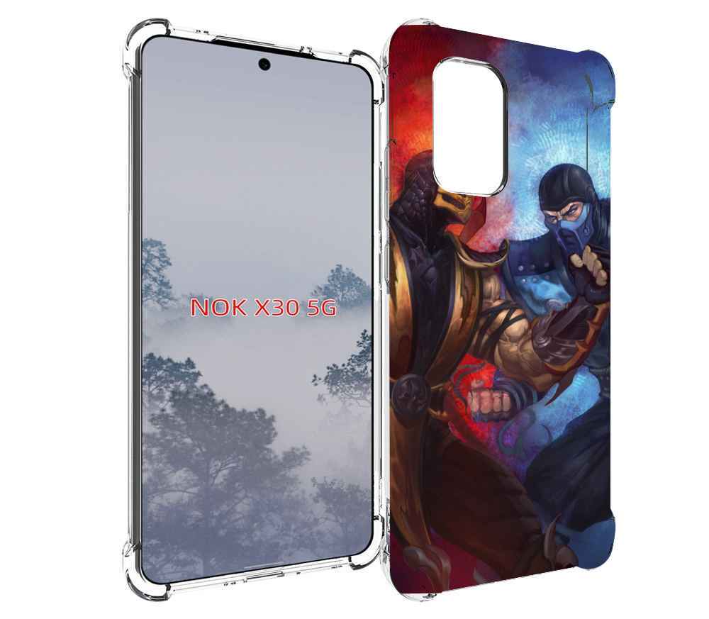 

Чехол MyPads Mortal Kombat art для Nokia X30 5G, Tocco
