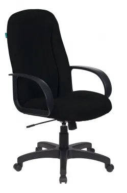 

Кресло компьютерное офисное для руководителя Бюрократ T-898/3С11BL, ткань 3С11 черная, Черный