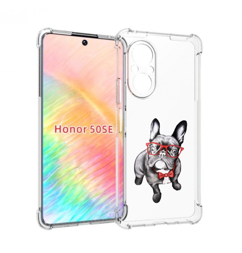 Чехол бампер MyPads Стильняга для Honor 50 SE противоударный