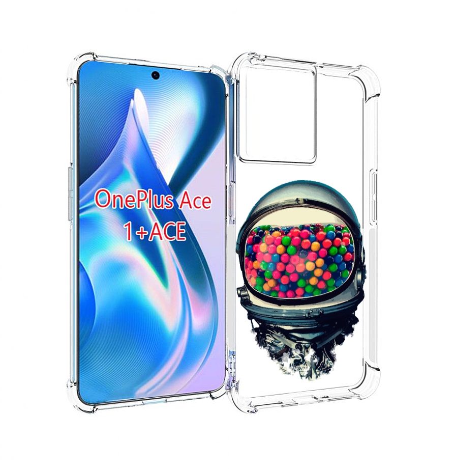 

Чехол MyPads шлем космонавта для OnePlus Ace, Прозрачный, Tocco