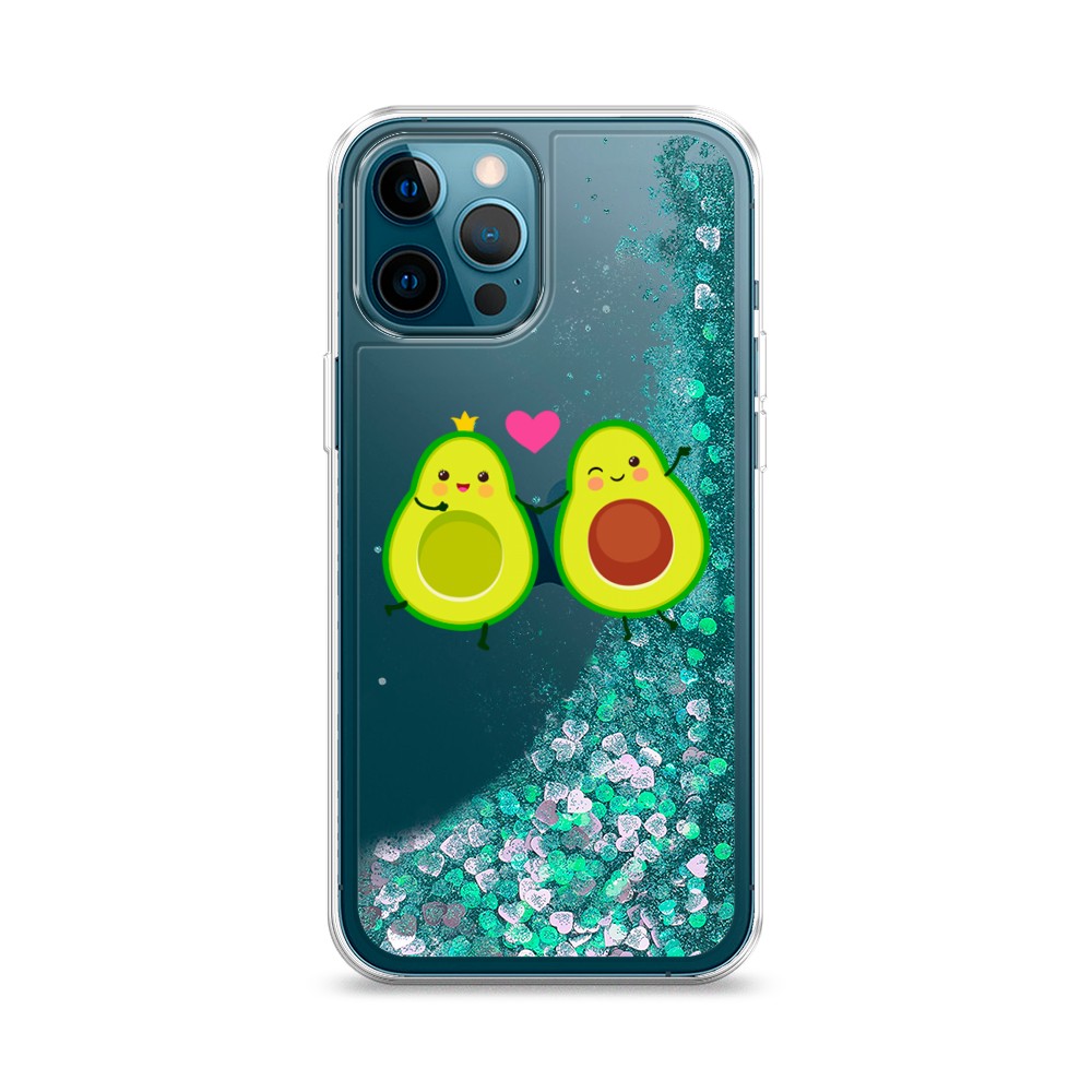 

Жидкий чехол с блестками "Авокадо любят" на Apple iPhone 12 Pro, 12895-1