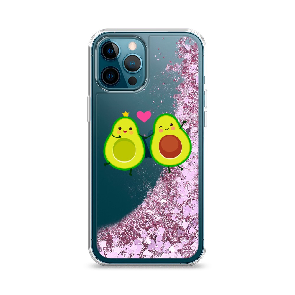 

Жидкий чехол с блестками "Авокадо любят" на Apple iPhone 12 Pro, 12894-1