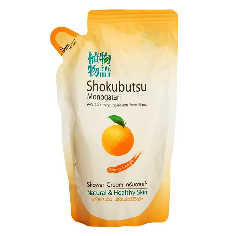 Shokubutsu Крем-гель для душа С апельсиновым маслом 200 мл (мягкая упак)