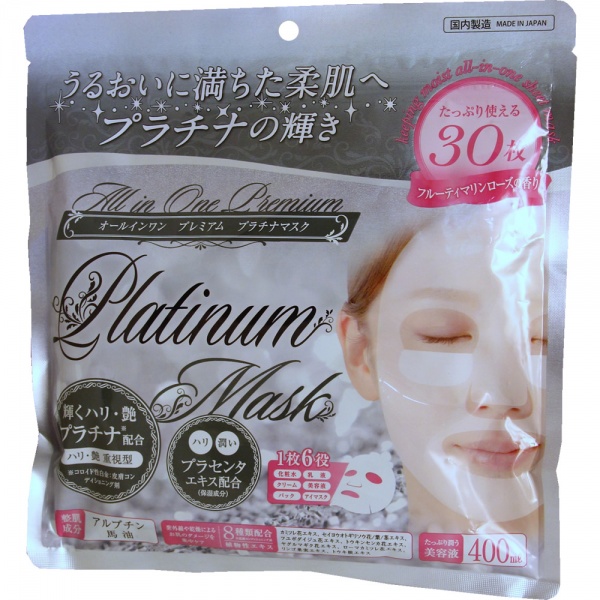 фото All in one premium platinum mask маска для лица 30 шт shin factory