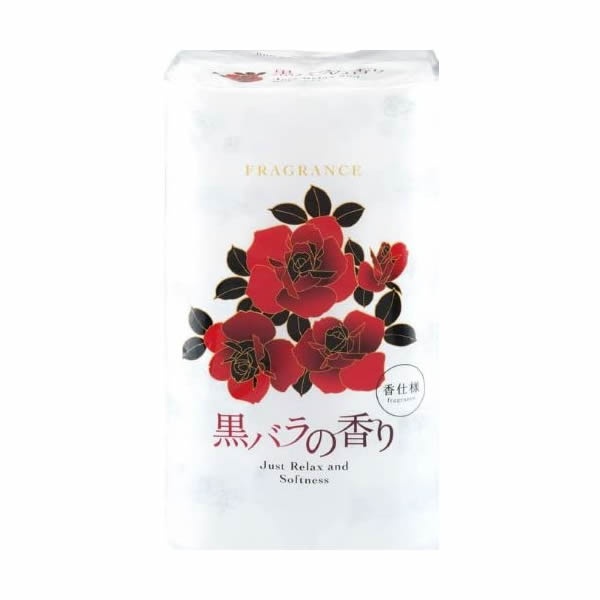 Shikoku just relax and softness black rose туалетная бумага 2-х слойная 30 м 12 рул