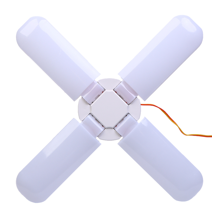 Фонарь кемпинговый, 45 Вт, SMD 2835, кабель l-1.5 м, с зажимом от 12 В, 9.6 х 24 см