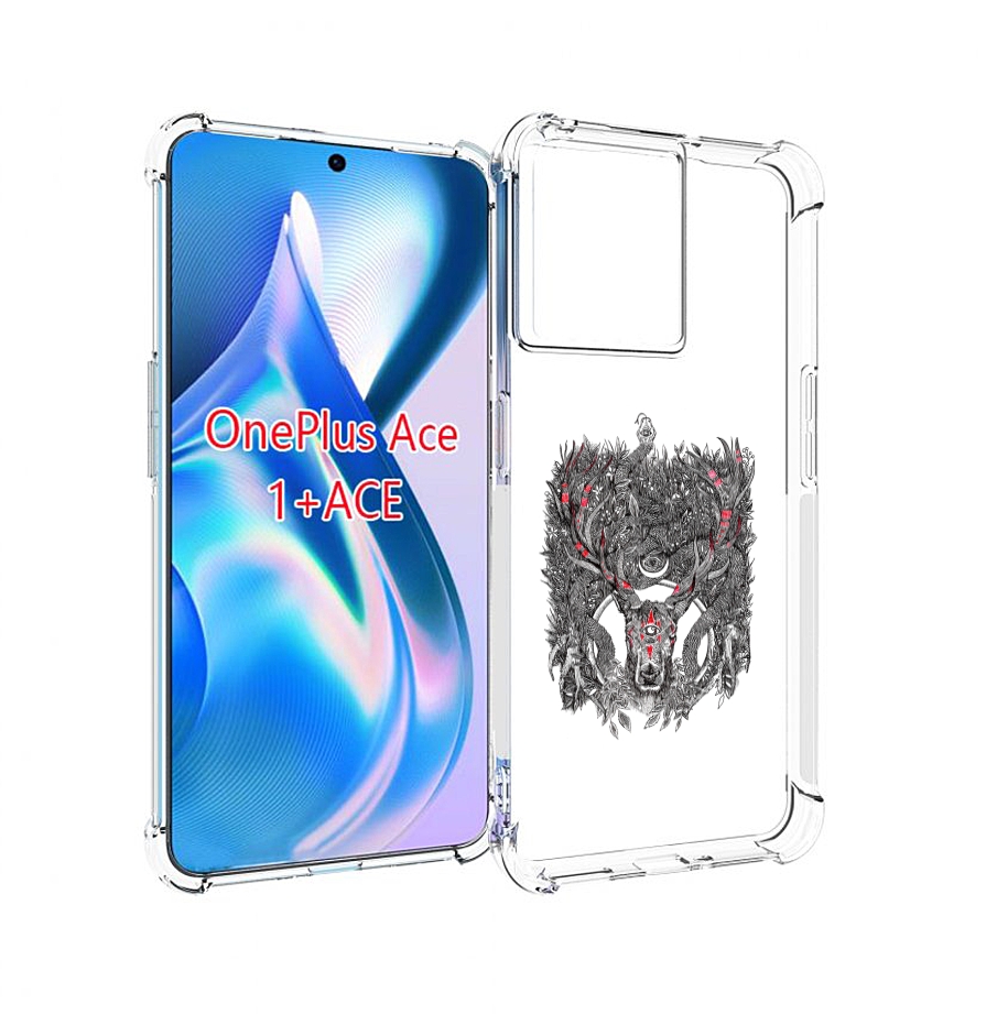 

Чехол MyPads Дизайнерские_676 для OnePlus Ace, Прозрачный, Tocco