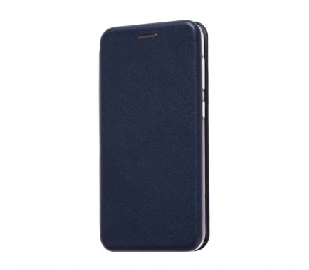 

Чехол-книжка для iPhone 12 Mini Dark Blue (боковая), Синий, iPhone 12 Mini