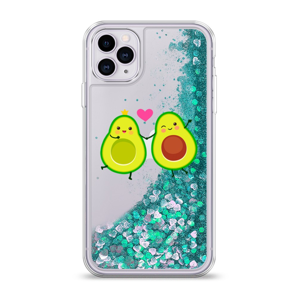 

Жидкий чехол с блестками "Авокадо любят" на Apple iPhone 11 Pro, 12395-1