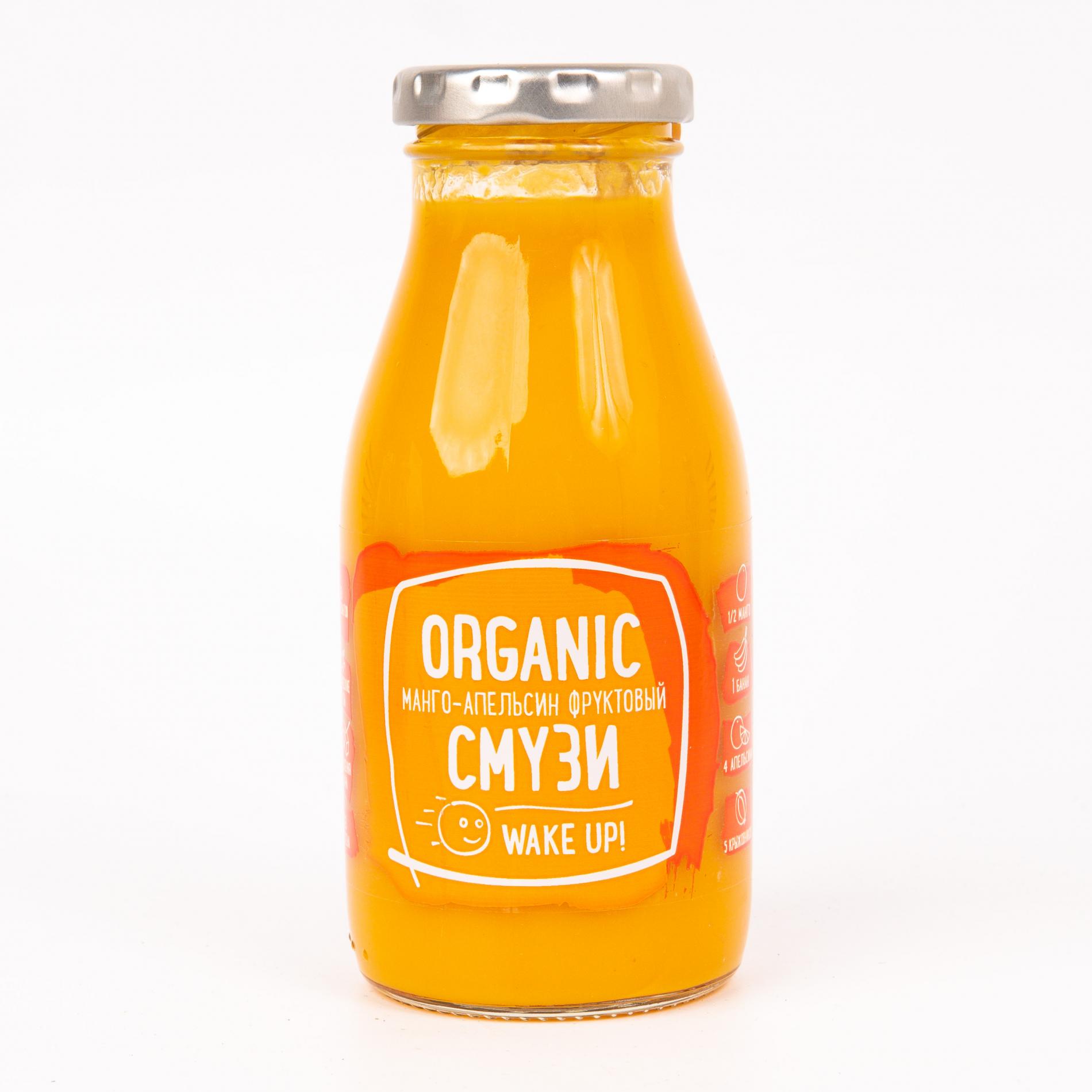 Смузи Organic манго-апельсин,  Rudolfs - 260 мл
