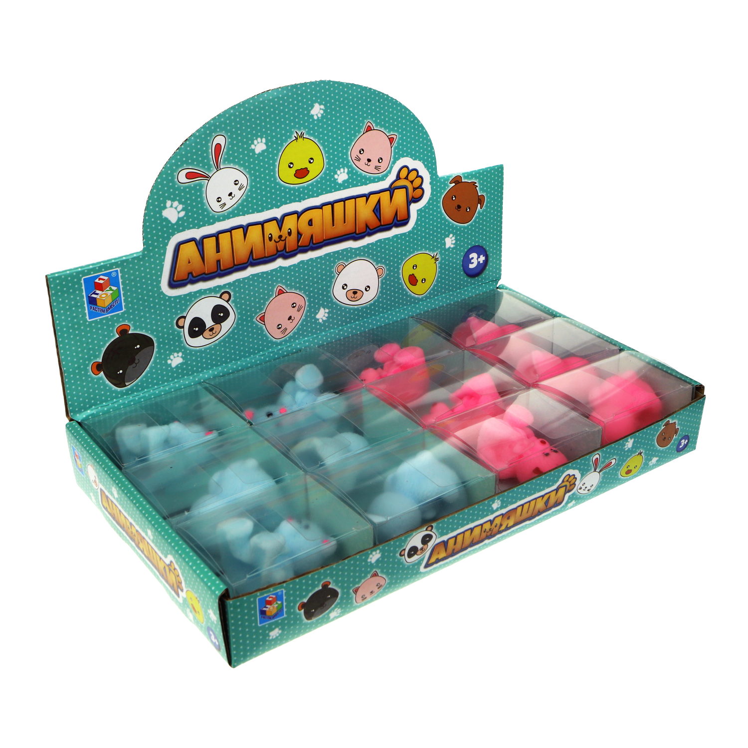 

Игрушка-антистресс Анимяшки. Медвежонок, 6 см 1Toy