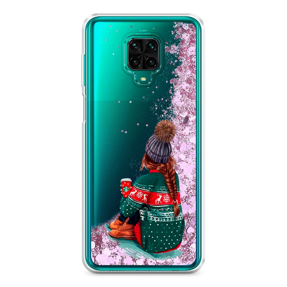 

Жидкий чехол с блестками "Winter dreams" на Xiaomi Redmi Note 9 Pro, 38094-1