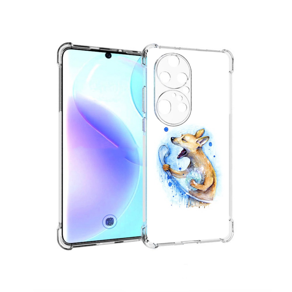 

Чехол MyPads Tocco для Huawei P50 Pro пение в душе, Прозрачный, Tocco