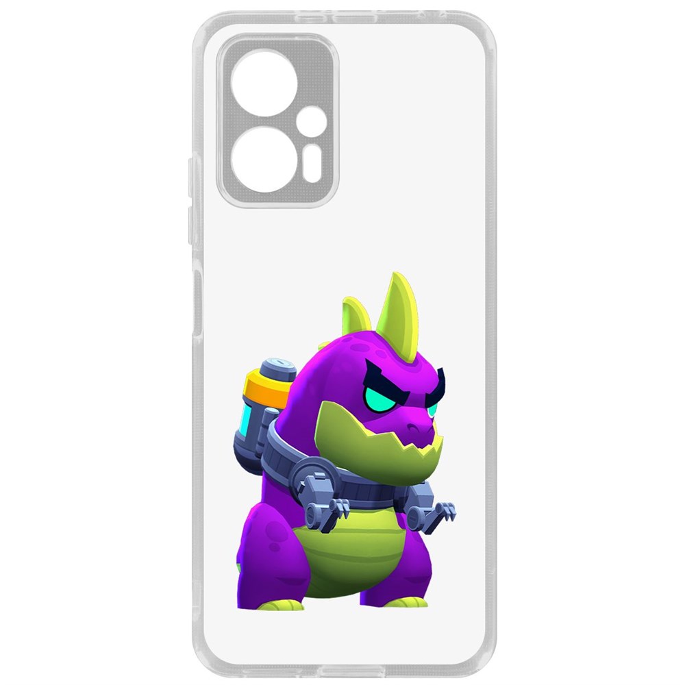 

Чехол Brawl Stars-Мегамонстр для Poco X4 GT, Прозрачный
