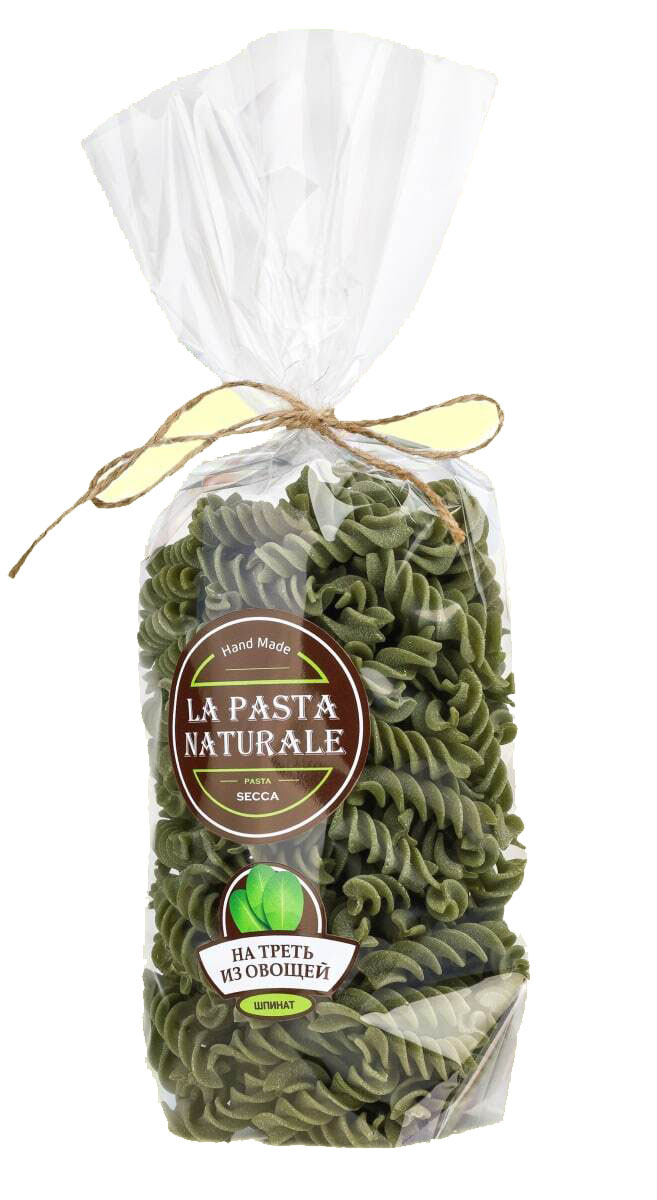 

Макаронные изделия La Pasta Naturale Фузилли со шпинатом 300 г
