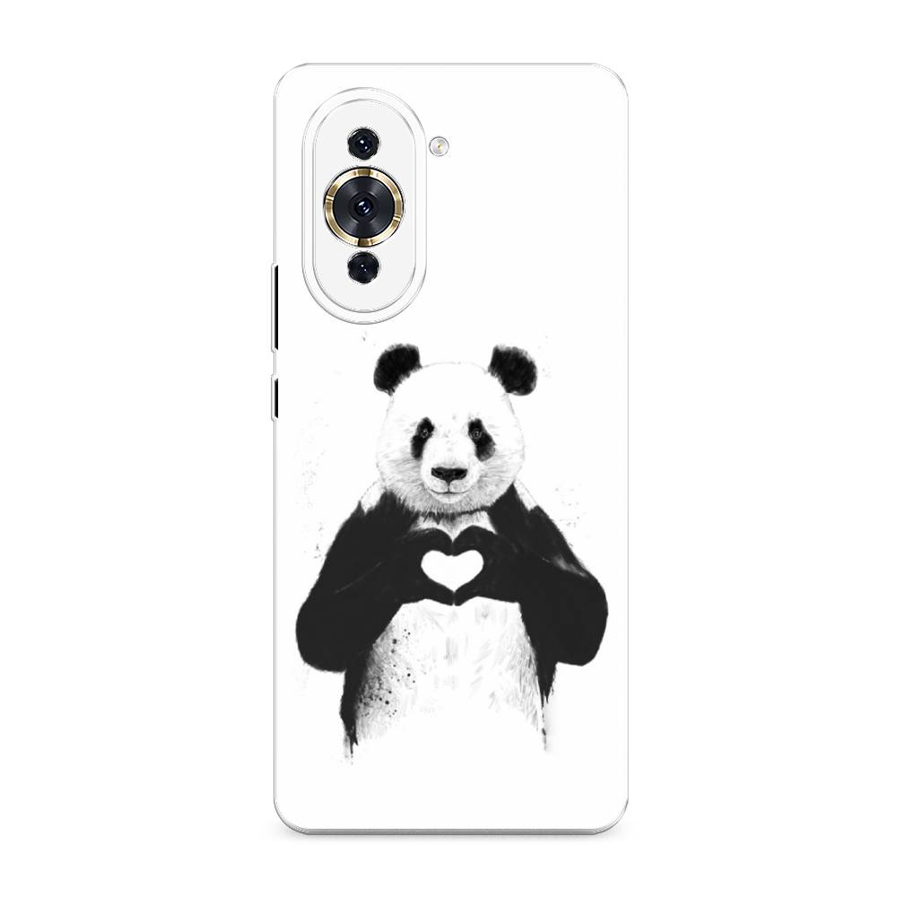 

Чехол Awog на Huawei Nova 10 Pro "Панда love", Разноцветный, 6109050-10