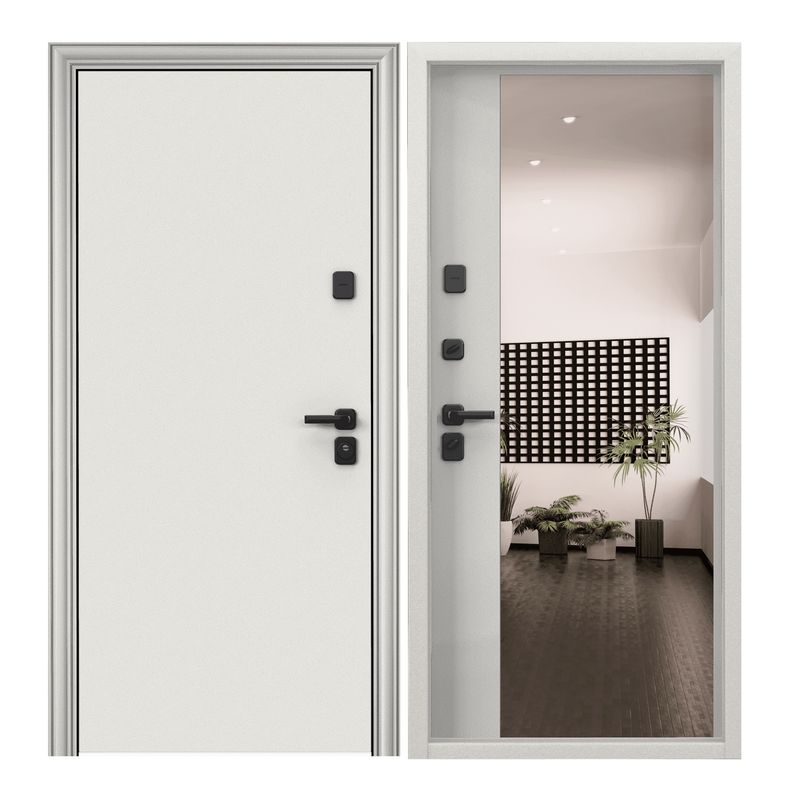 Дверь входная для квартиры металлическая Torex Comfort X 950х2050, левый, белый
