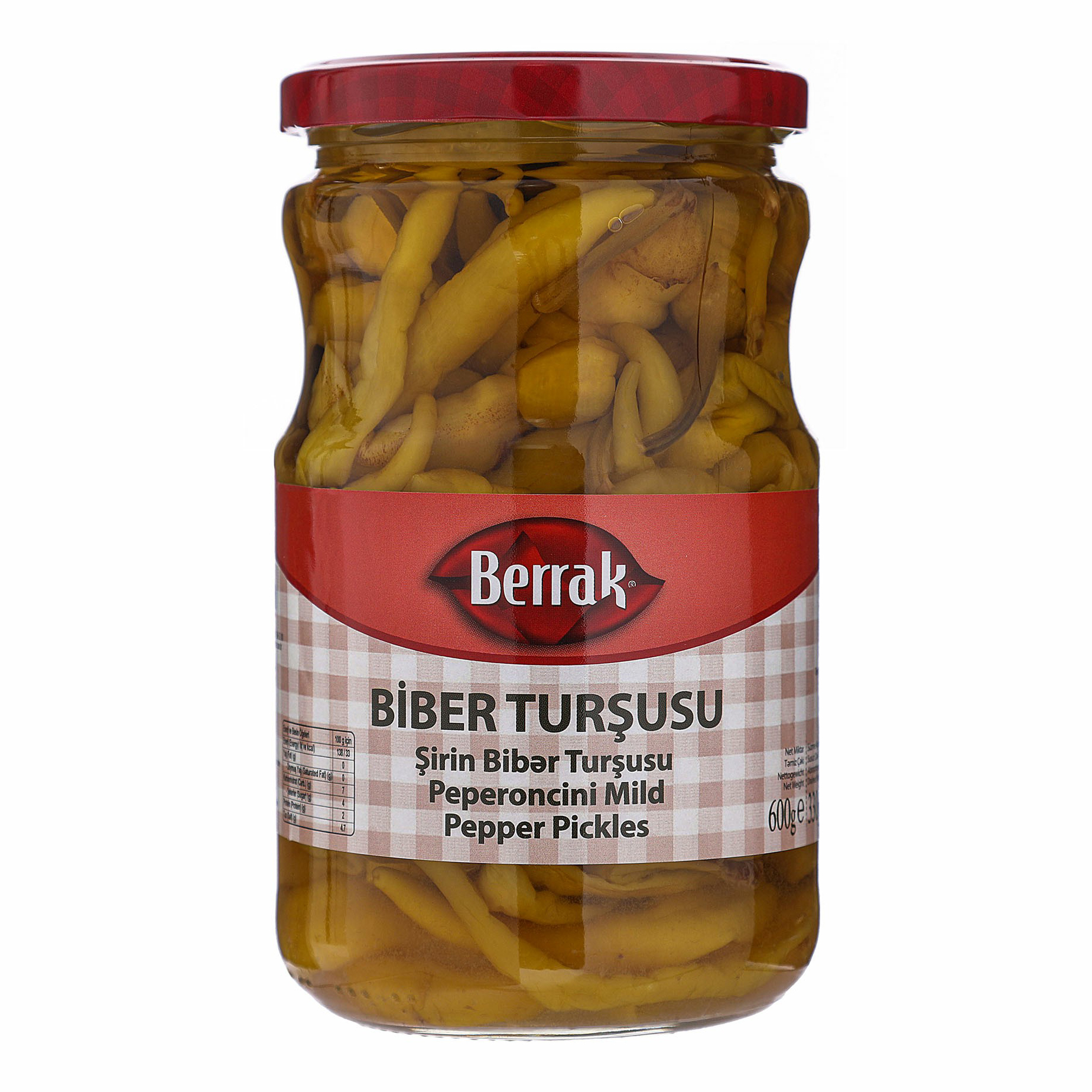 

Перцы желтые Berrak маринованные 720 мл