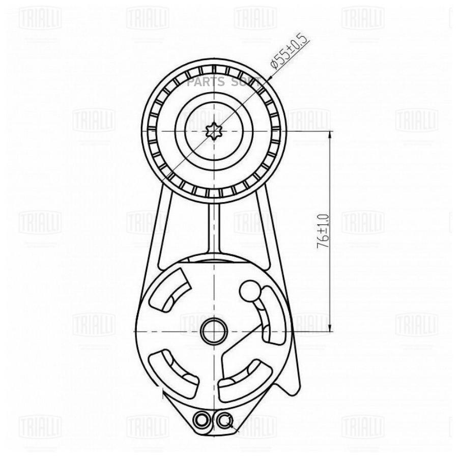 

TRIALLI Ролик привод. ремня для а/м BMW 1 (F20) (11-) 1.6i (с натяж. мех.) (CM 5137)