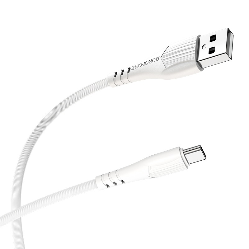 

Кабель BOROFONE BX37 Wieldy USB - USB Type-C 1 м, белый, BX37 Wieldy