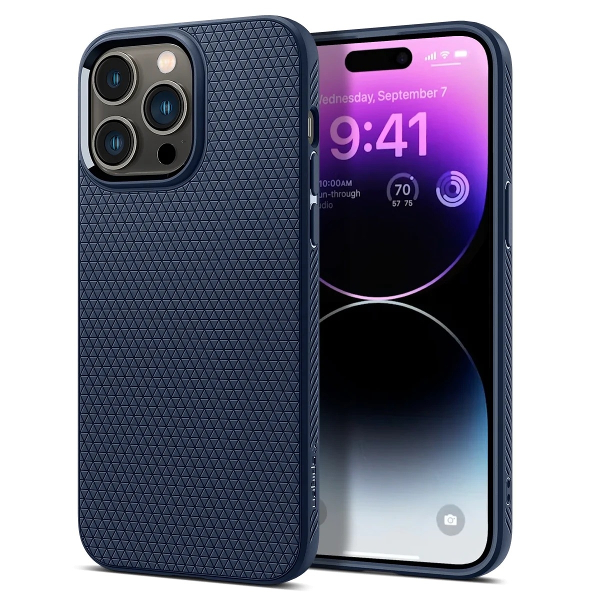 

Чехол Spigen Liquid Air для Apple iPhone 14 Pro, темно-синий