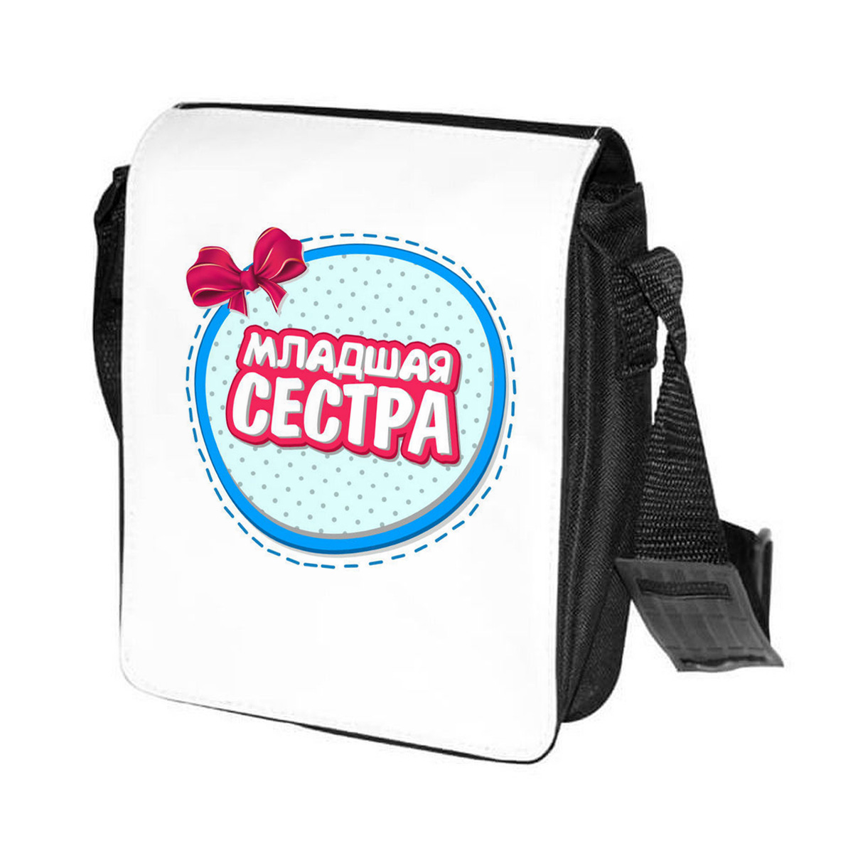 

Сумка женская CoolPodarok CN0151637 черно-белый, Черный;белый, CN0151637