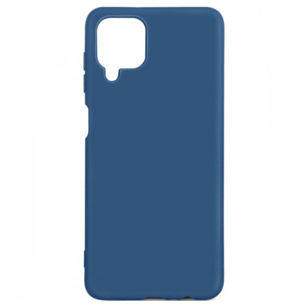 фото Силиконовый чехол для samsung galaxy m32 soft case темно синий zibelino