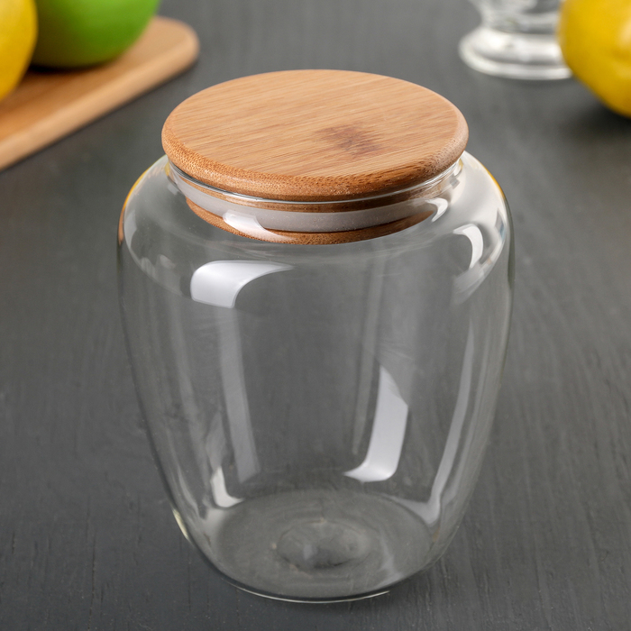 

Емкость для хранения сыпучих продуктов стекло,прозрачный,750 мл