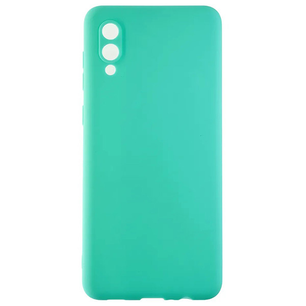 

Силиконовый чехол для Samsung Galaxy A02 Soft Matte с защитой камеры Бирюзовый