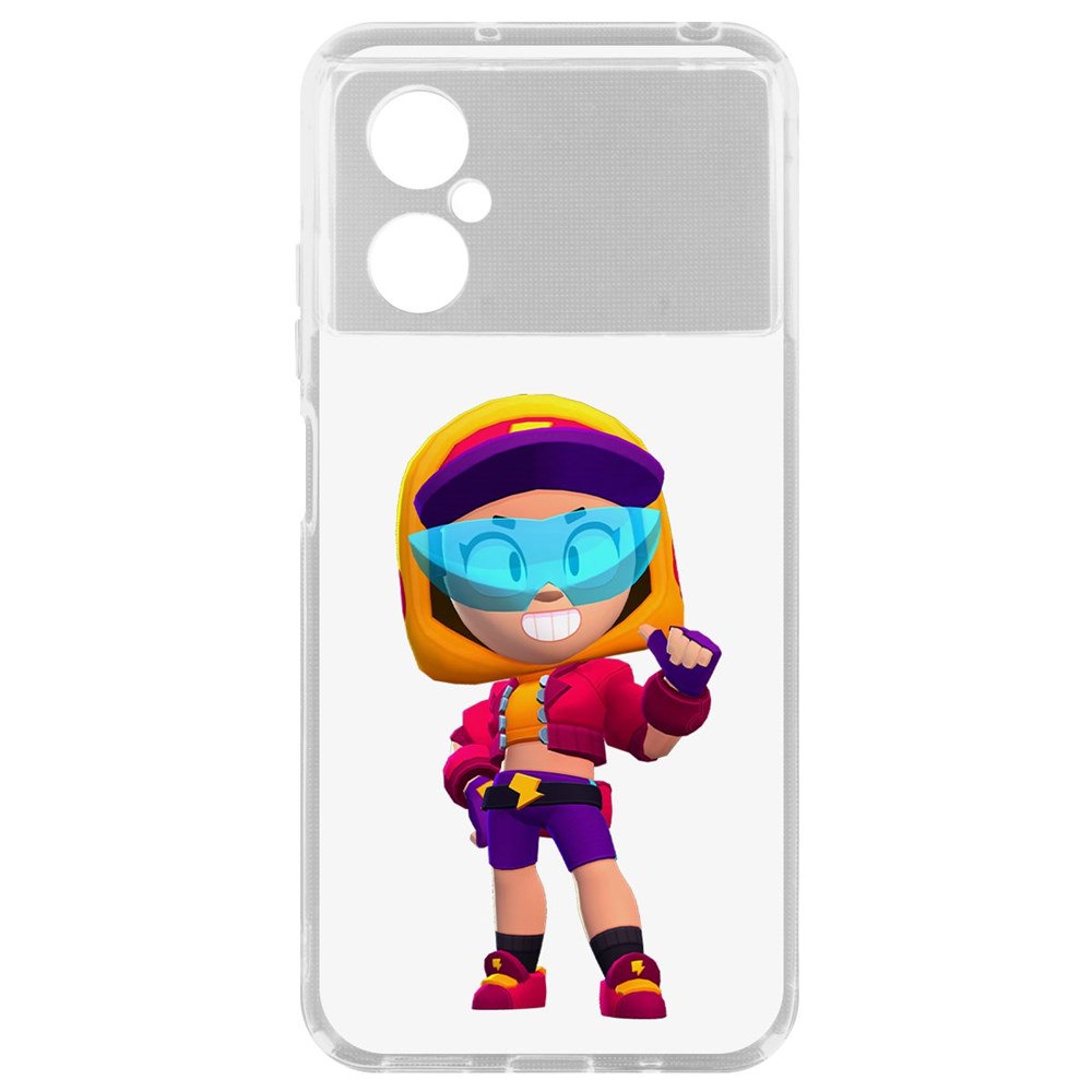 Чехол Brawl Stars-Стритстайл Макс для Poco M4 5G