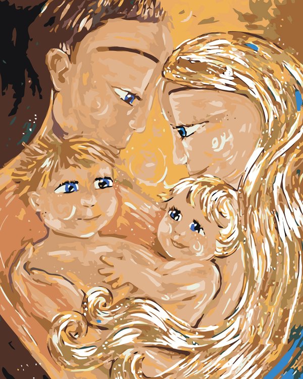 

Картина по номерам Живопись по Номерам Семья, 40x50, Семья