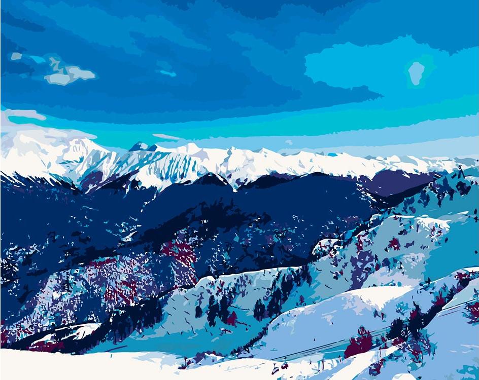 

Картина по номерам Живопись по Номерам Величие гор, 40x50, Величие гор