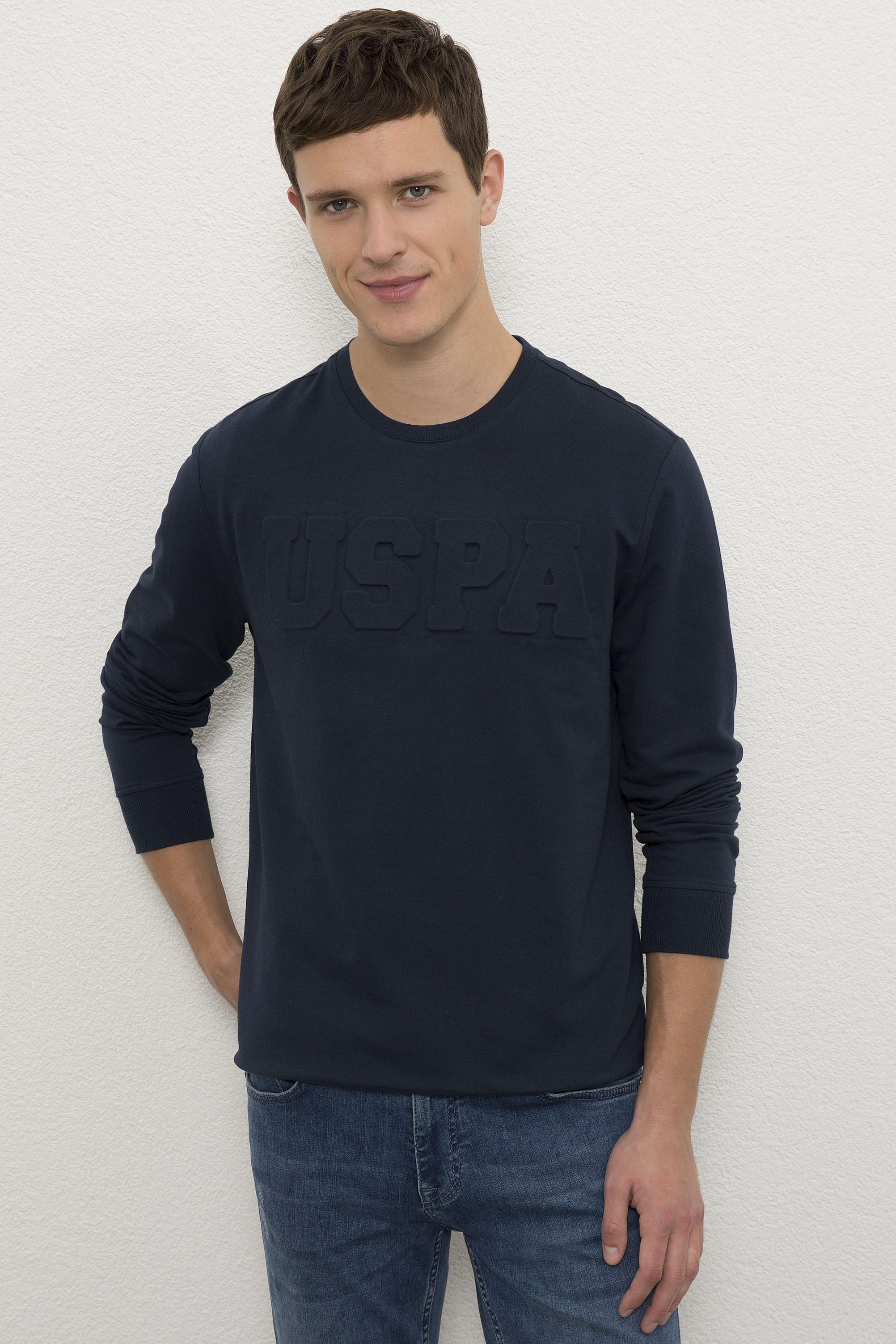 

Свитшот мужской U.S. POLO Assn. G081SZ0820JELLYSK20 синий XL, G081SZ0820JELLYSK20