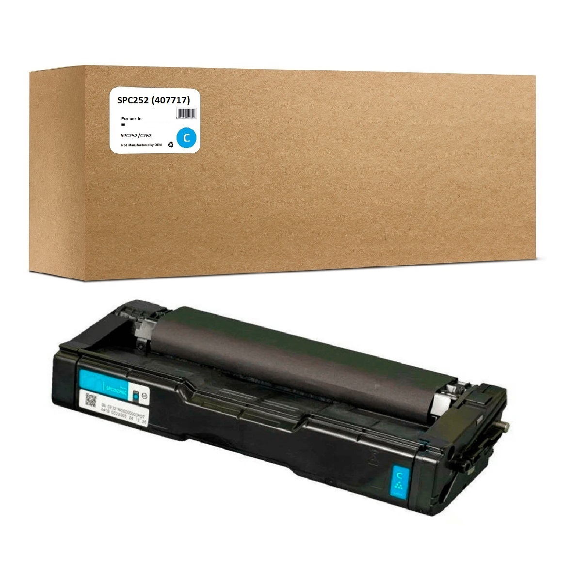 

Картридж OEM SPC252 для Ricoh SPC252/С262 6К Cyan Coompatible, Голубой, OEM SPC252C (407717)