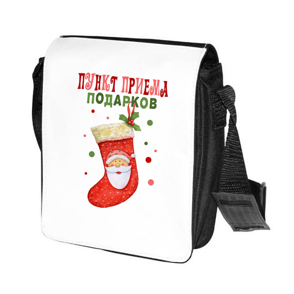 

Сумка унисекс CoolPodarok CN0151093 черно-белый, Черный;белый, CN0151093