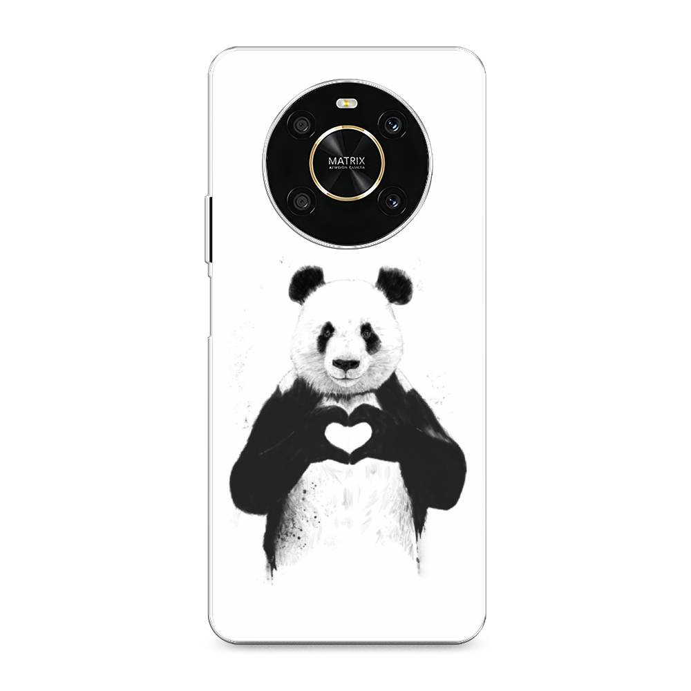 

Чехол Awog на Honor X9 4G/Magic4 Lite 4G "Панда love", Разноцветный, 6108150-10