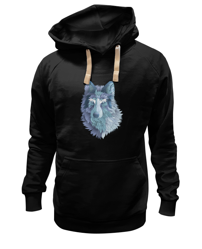 

Худи унисекс Printio Beautiful wolf черное 2XL, Черный, Beautiful wolf