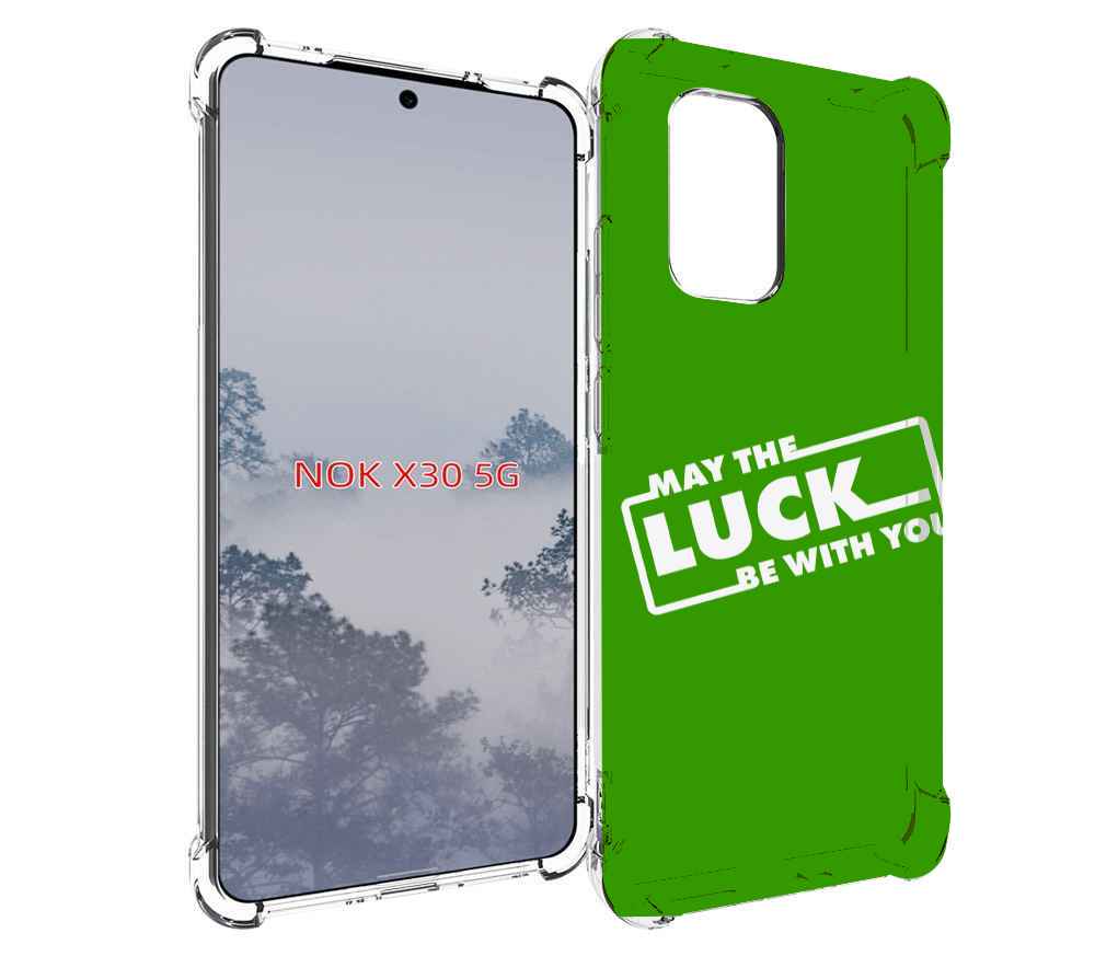 

Чехол MyPads Luck green для Nokia X30 5G, Tocco