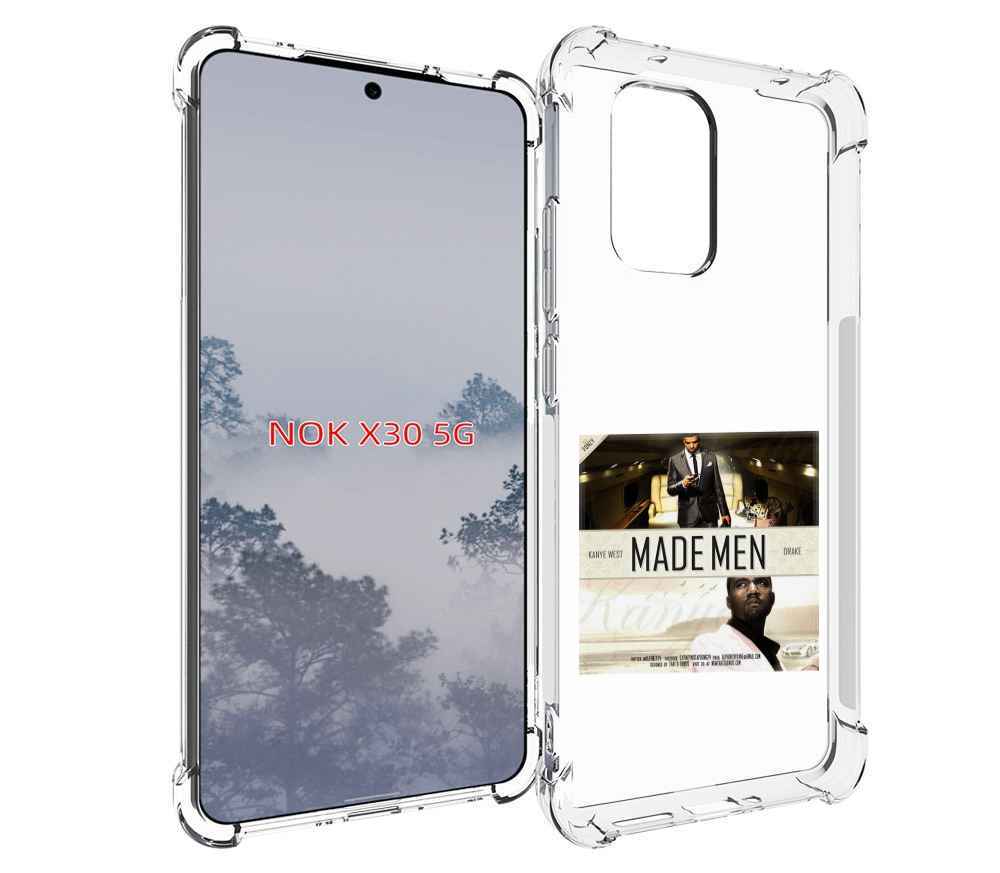 

Чехол MyPads Kanye West & Drake - Made Men для Nokia X30 5G, Tocco