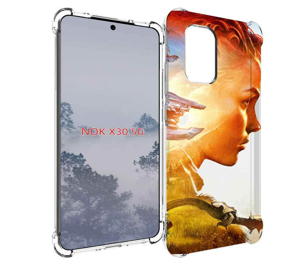 

Чехол MyPads Horizon Zero Dawn art для Nokia X30 5G, Tocco