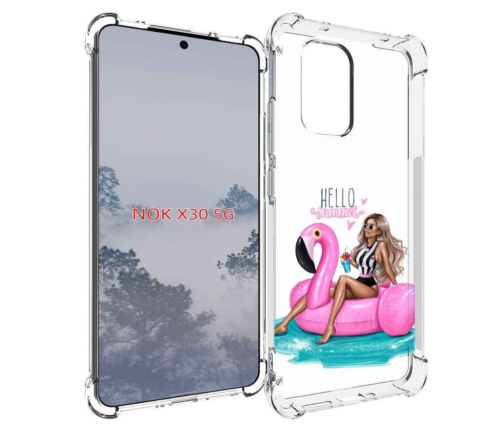 

Чехол MyPads Hello-summer для Nokia X30 5G, Tocco