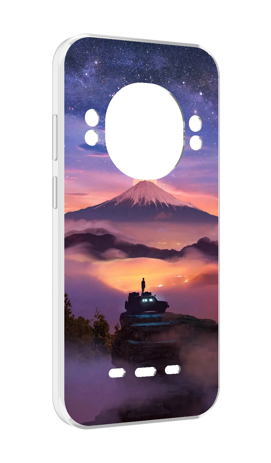 

Чехол MyPads ночь-в-горах для UleFone Power Armor 16 Pro, Прозрачный, Tocco