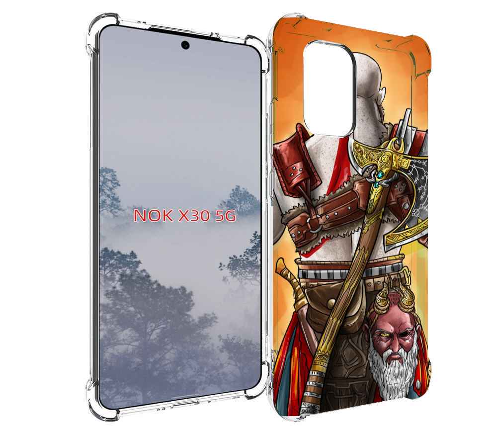 

Чехол MyPads God of War для Nokia X30 5G, Tocco