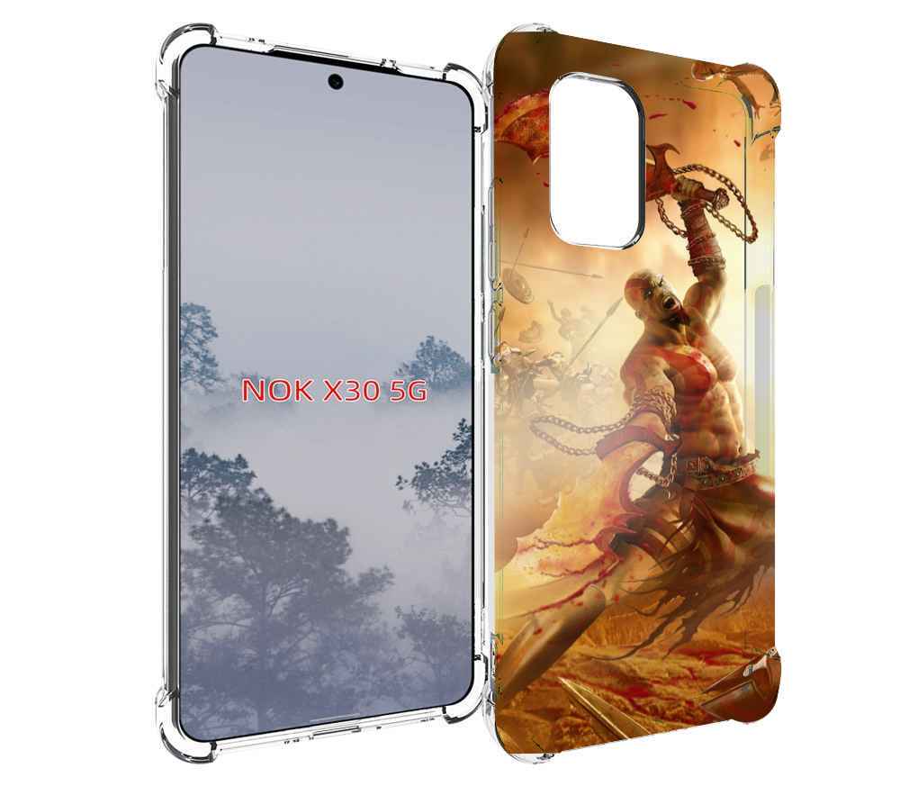 

Чехол MyPads God Of War III для Nokia X30 5G, Tocco