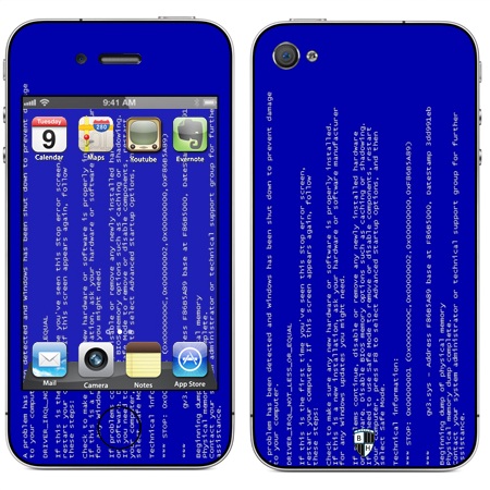 

Наклейка виниловая Black Horn для iPhone 4/4S (Va 32)