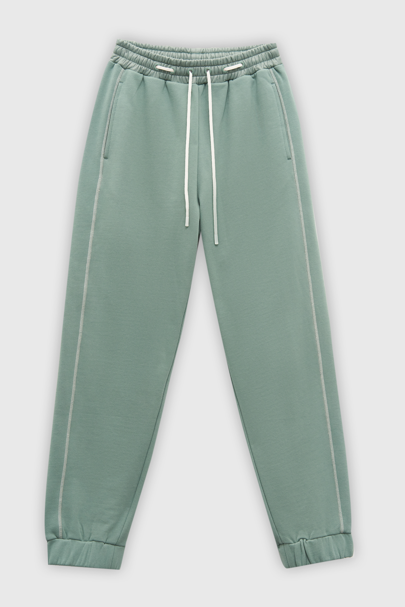 

Спортивные брюки женские Finn Flare FAD110138 зеленые L, Зеленый, FAD110138